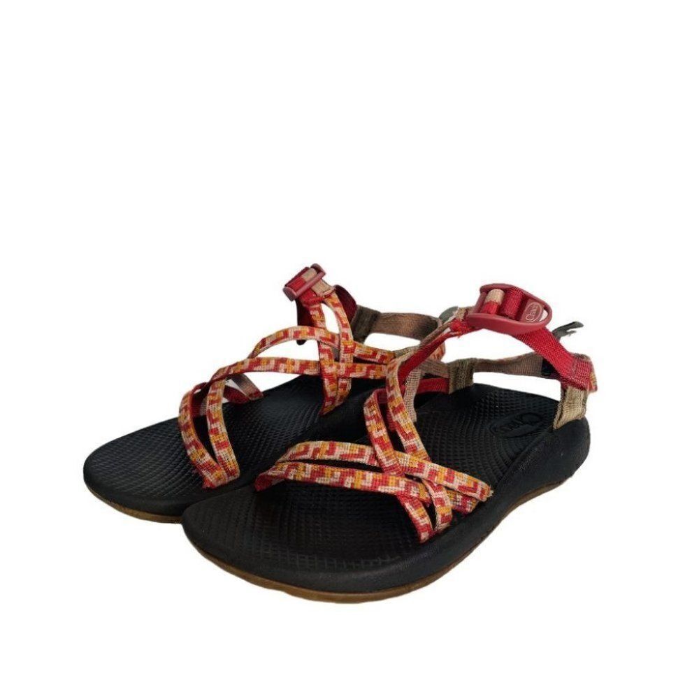 Chaco Womens Multicolor Strappy Buckle Comfort Slingback Sandals Size US 6